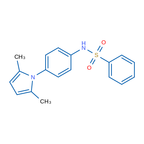 N-[4-(2,5-Dimethyl-1H-pyrrol-1-yl)phenyl]benzenesulfonamide 1g