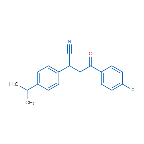 4-(4-Fluorophenyl)-4-oxo-2-[4-(propan-2-yl)phenyl]butanenitrile 1g
