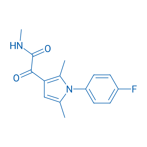 2-[1-(4-Fluorophenyl)-2,5-dimethyl-1H-pyrrol-3-yl]-N-methyl-2-oxoacetamide 1g