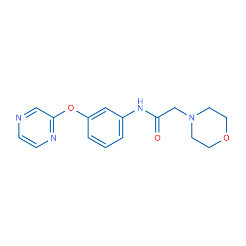 2-(Morpholin-4-yl)-N-[3-(pyrazin-2-yloxy)phenyl]acetamide 1g