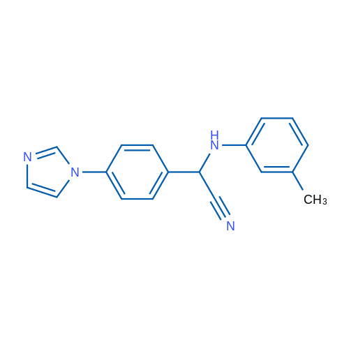 2-[4-(1H-Imidazol-1-yl)phenyl]-2-[(3-methylphenyl)amino]acetonitrile 1g