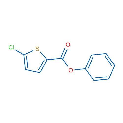 Phenyl 5-chlorothiophene-2-carboxylate 1g