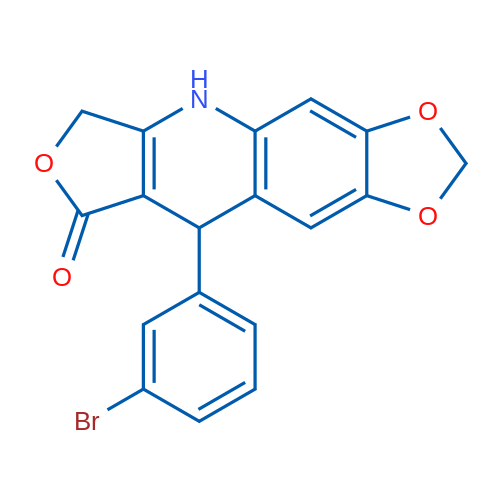 8-(3-Bromophenyl)-5,12,14-trioxa-2-azatetracyclo[7.7.0.0^{3,7}.0^{11,15}]hexadeca-1(9),3(7),10,15-tetraen-6-one 1g