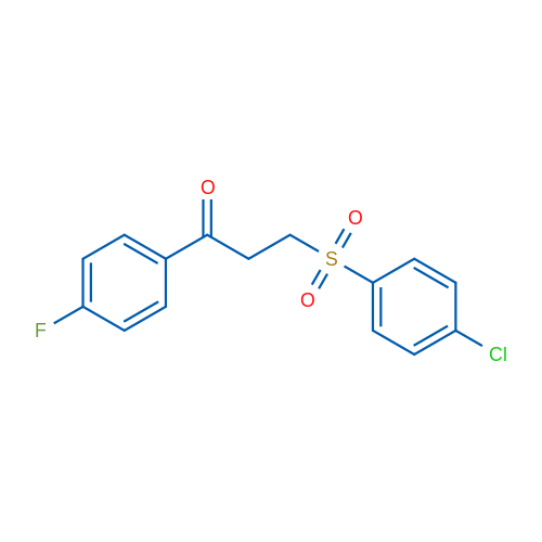 3-(4-Chlorobenzenesulfonyl)-1-(4-fluorophenyl)propan-1-one 1g
