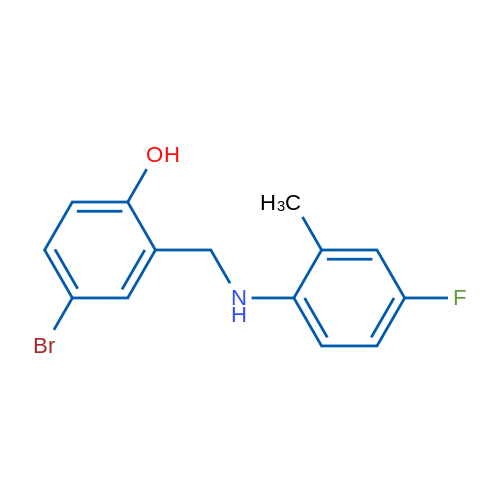 4-Bromo-2-{[(4-fluoro-2-methylphenyl)amino]methyl}phenol 1g