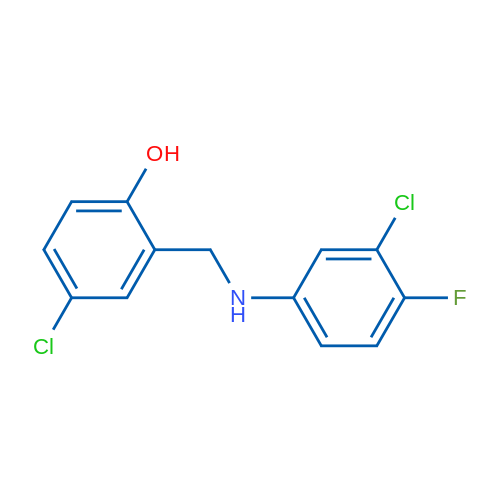 4-Chloro-2-{[(3-chloro-4-fluorophenyl)amino]methyl}phenol 1g