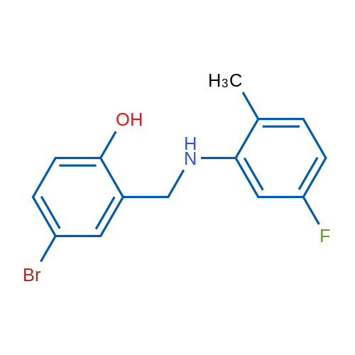 4-Bromo-2-{[(5-fluoro-2-methylphenyl)amino]methyl}phenol 1g