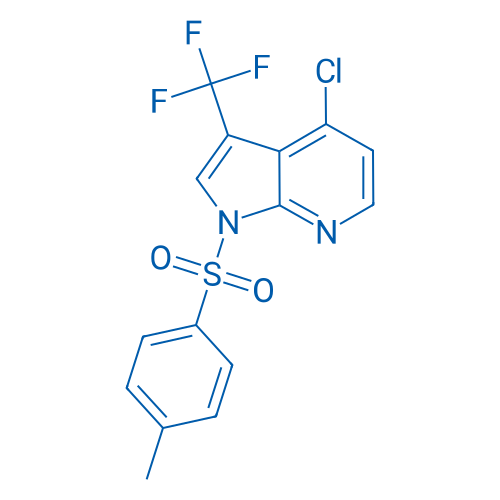 4-Chloro-1-tosyl-3-(trifluoromethyl)-1H-pyrrolo[2,3-b]pyridine 250mg