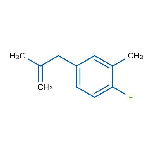 3-(4-Fluoro-3-methylphenyl)-2-methyl-1-propene 1g