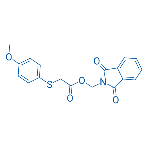 (1,3-Dioxoisoindolin-2-yl)methyl 2-((4-methoxyphenyl)thio)acetate 250mg