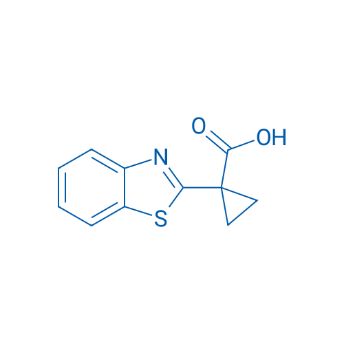 1-(Benzo[d]thiazol-2-yl)cyclopropanecarboxylic acid 100mg