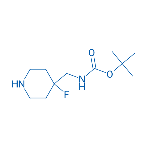 tert-butyl N-[(4-fluoropiperidin-4-yl)methyl]carbamate 250mg