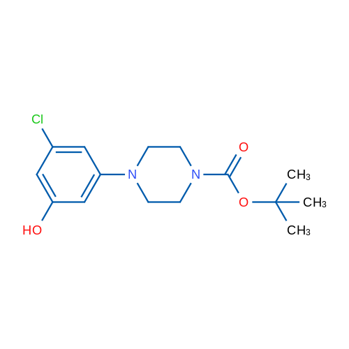 tert-Butyl 4-(3-chloro-5-hydroxyphenyl)piperazine-1-carboxylate 5g