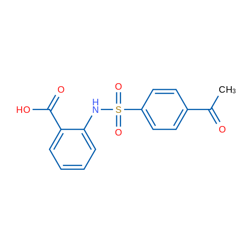 2-(4-Acetylphenylsulfonamido)benzoic acid 1g