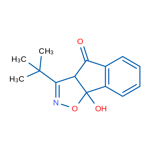 3-tert-Butyl-8b-hydroxy-3aH,4H,8bH-indeno[2,1-d][1,2]oxazol-4-one 1g