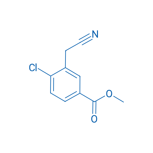 Methyl 4-chloro-3-(cyanomethyl)benzoate 1g
