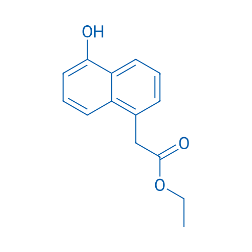 Ethyl 2-(5-oxidanylnaphthalen-1-yl)ethanoate 1g