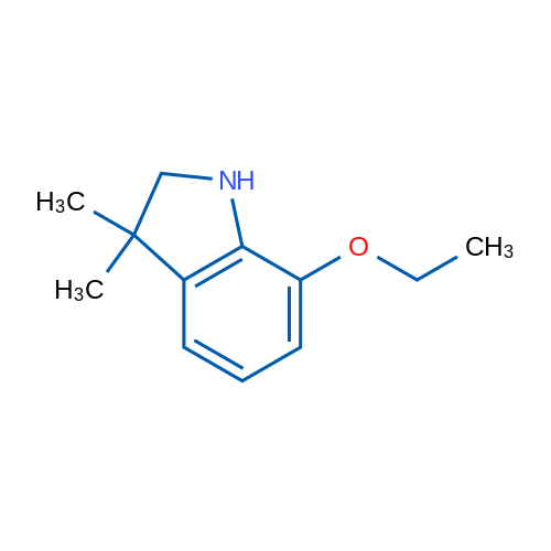 7-Ethoxy-3,3-dimethyl-2,3-dihydro-1h-indole 1g