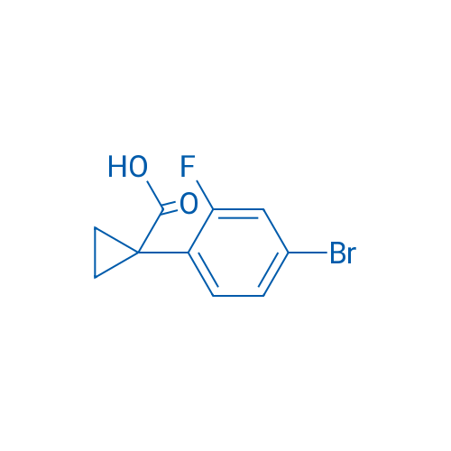 1-(4-Bromo-2-fluorophenyl)cyclopropanecarboxylic acid 250mg