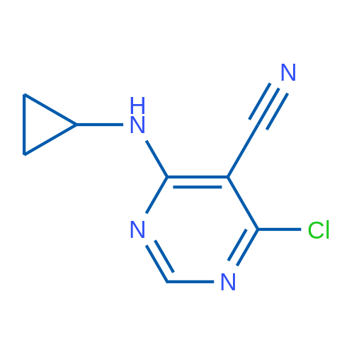 4-Chloro-6-(cyclopropylamino)pyrimidine-5-carbonitrile 1g