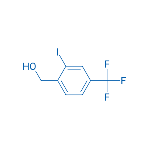 (2-Iodo-4-(trifluoromethyl)phenyl)methanol 250mg