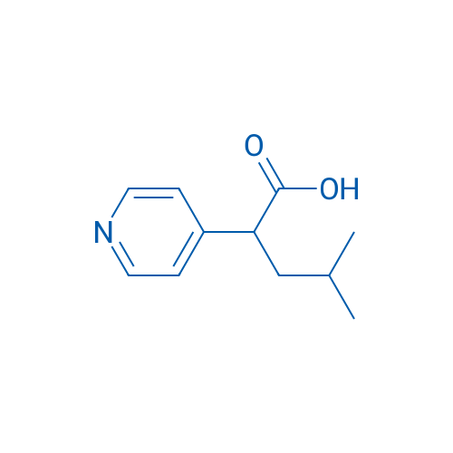 4-Methyl-2-(pyridin-4-yl)pentanoic acid 1g