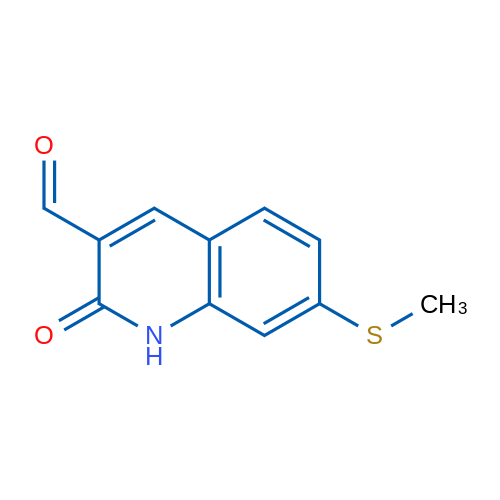 7-(Methylthio)-2-oxo-1,2-dihydroquinoline-3-carbaldehyde 5g