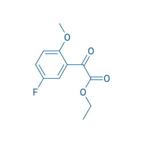 Ethyl 5-fluoro-2-methoxybenzoylformate 1g