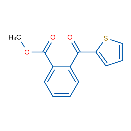 Methyl 2-(thiophene-2-carbonyl)benzoate 1g