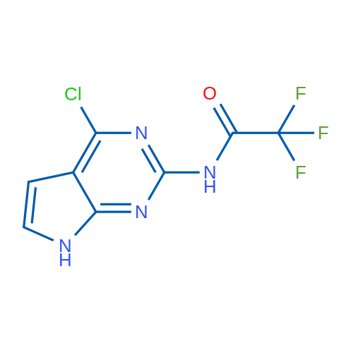 N-(4-Chloro-7H-pyrrolo[2,3-d]pyrimidin-2-yl)-2,2,2-trifluoroacetamide 100mg