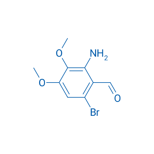 2-Amino-6-bromo-3,4-dimethoxybenzaldehyde 1g