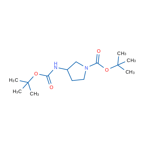 tert-Butyl 3-((tert-butoxycarbonyl)amino)pyrrolidine-1-carboxylate 1g