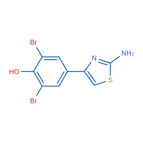 4-(2-Amino-1,3-thiazol-4-yl)-2,6-dibromophenol 1g