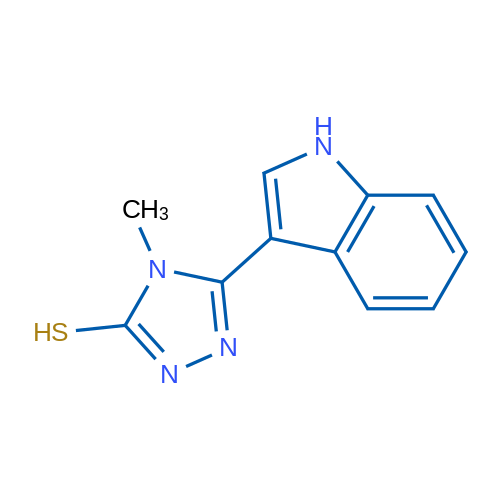 5-(1H-Indol-3-yl)-4-methyl-4H-1,2,4-triazole-3-thiol 5g