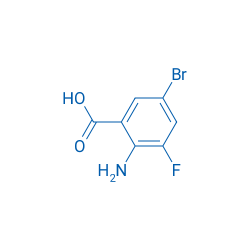 2-Amino-5-bromo-3-fluorobenzoic acid 1g