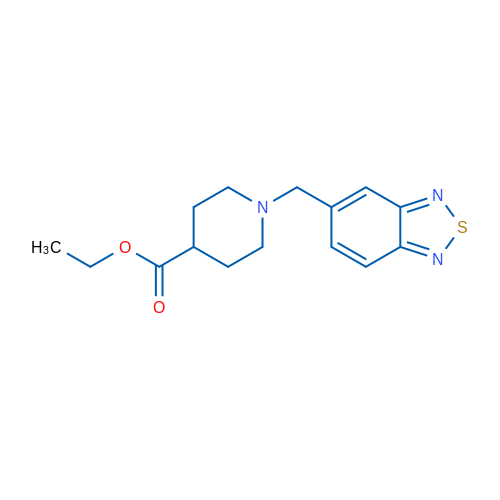 Ethyl 1-(benzo[c][1,2,5]thiadiazol-5-ylmethyl)piperidine-4-carboxylate 1g