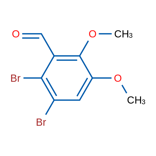 2,3-Dibromo-5,6-dimethoxybenzaldehyde 1g