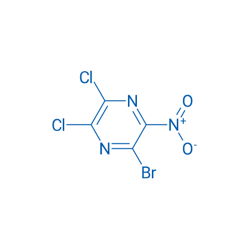 2-Bromo-5,6-dichloro-3-nitropyrazine 1g