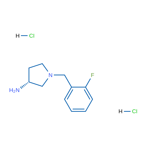 (R)-1-(2-Fluorobenzyl)pyrrolidin-3-amine dihydrochloride 1g