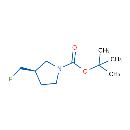 (R)-tert-Butyl 3-(fluoromethyl)-pyrrolidine-1-carboxylate 250mg