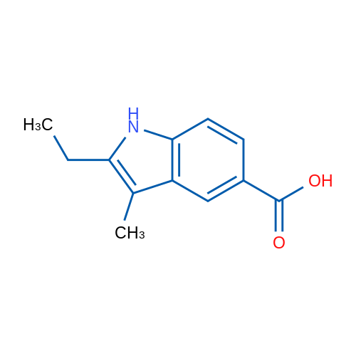 2-Ethyl-3-methyl-1H-indole-5-carboxylic acid 1g