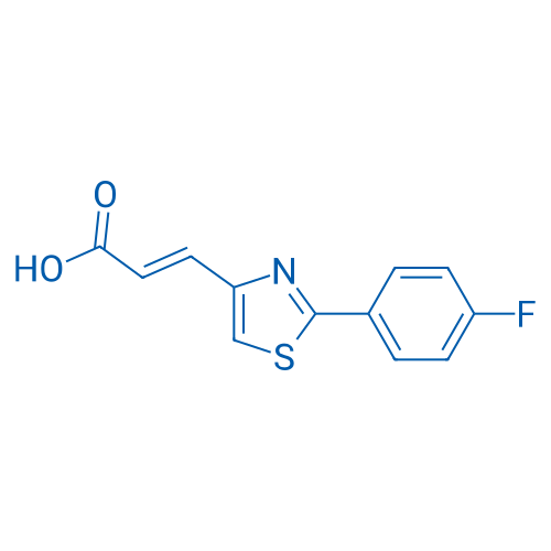 3-[2-(4-Fluorophenyl)-1,3-thiazol-4-yl]prop-2-enoic acid 1g