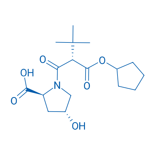 (2S,4R)-1-((S)-2-((Cyclopentyloxy)carbonyl)-3,3-dimethylbutanoyl)-4-hydroxypyrrolidine-2-carboxylic acid 5g