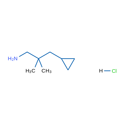 3-Cyclopropyl-2,2-dimethylpropan-1-amine hydrochloride 1g