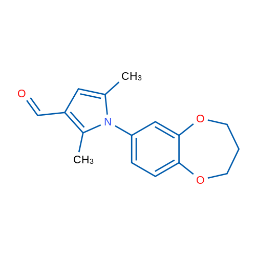 1-(3,4-Dihydro-2H-benzo[b][1,4]dioxepin-7-yl)-2,5-dimethyl-1H-pyrrole-3-carbaldehyde 1g