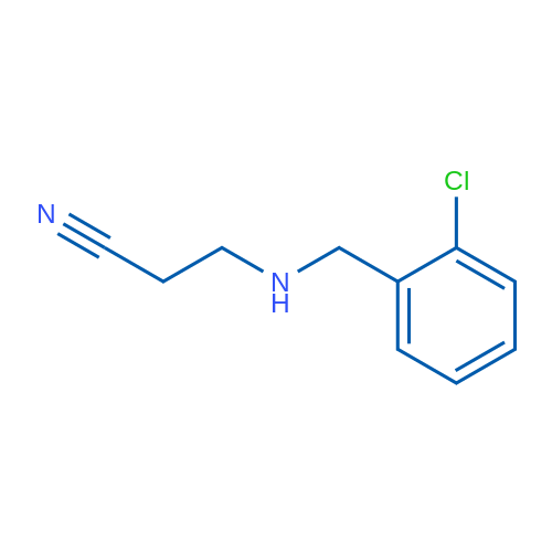 3-((2-Chlorobenzyl)amino)propanenitrile 5g