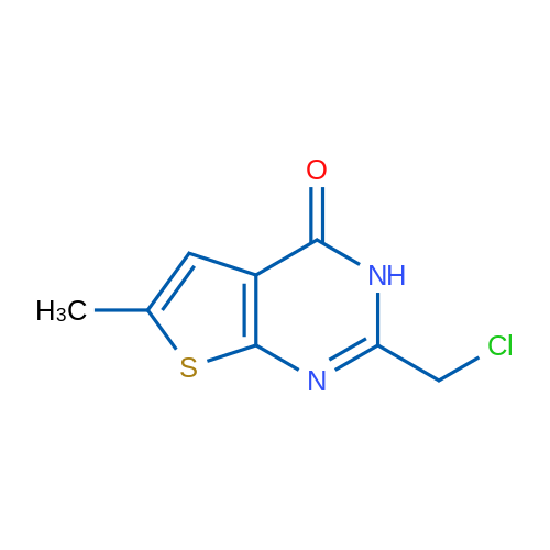 2-(Chloromethyl)-6-methylthieno[2,3-d]pyrimidin-4(3H)-one 1g