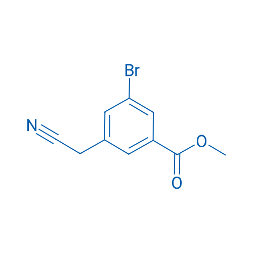 Methyl 3-bromo-5-(cyanomethyl)benzoate 100mg