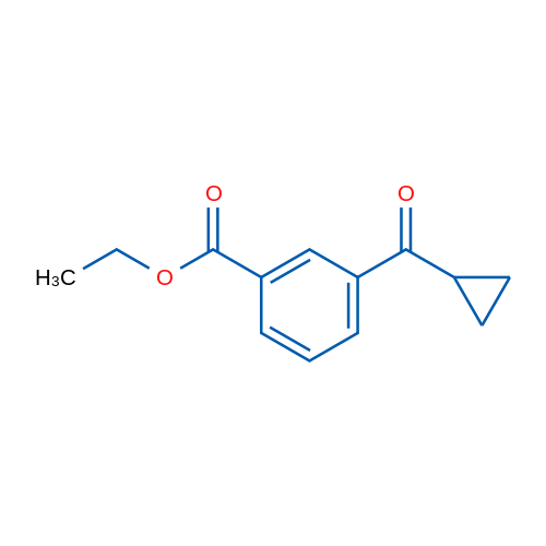 3-Carboethoxyphenyl cyclopropyl ketone 1g