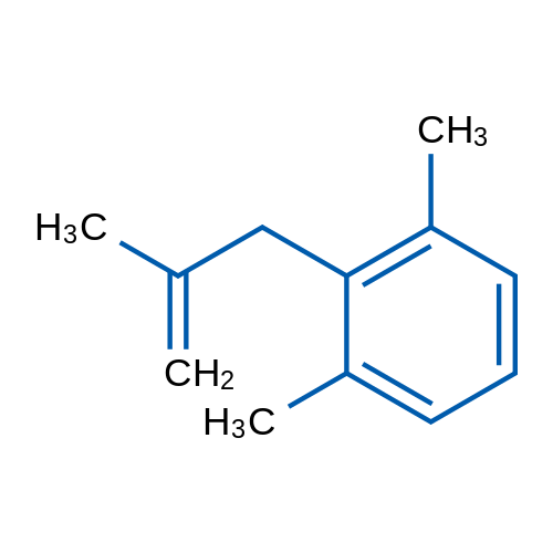 3-(2,6-Dimethylphenyl)-2-methyl-1-propene 1g